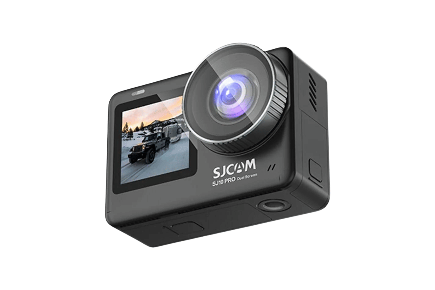 SJCAM SJ10 Pro Dual-Screen 4K Action Camera with Gyro Stabilization, Front Display, and Waterproof Design