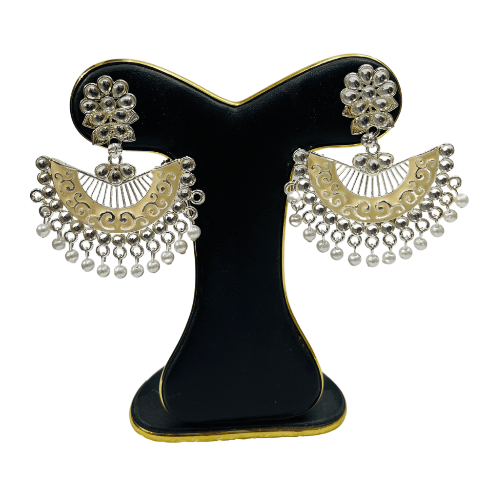 "Opulent Heritage Gemstone Earrings"