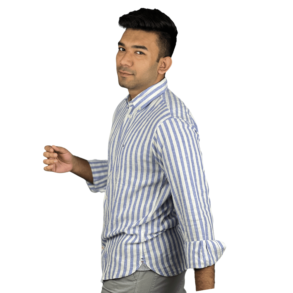 Lavender Check Elegance: Remi Cotton Full Sleeve Shirt - Exclusively on Stunner Mart