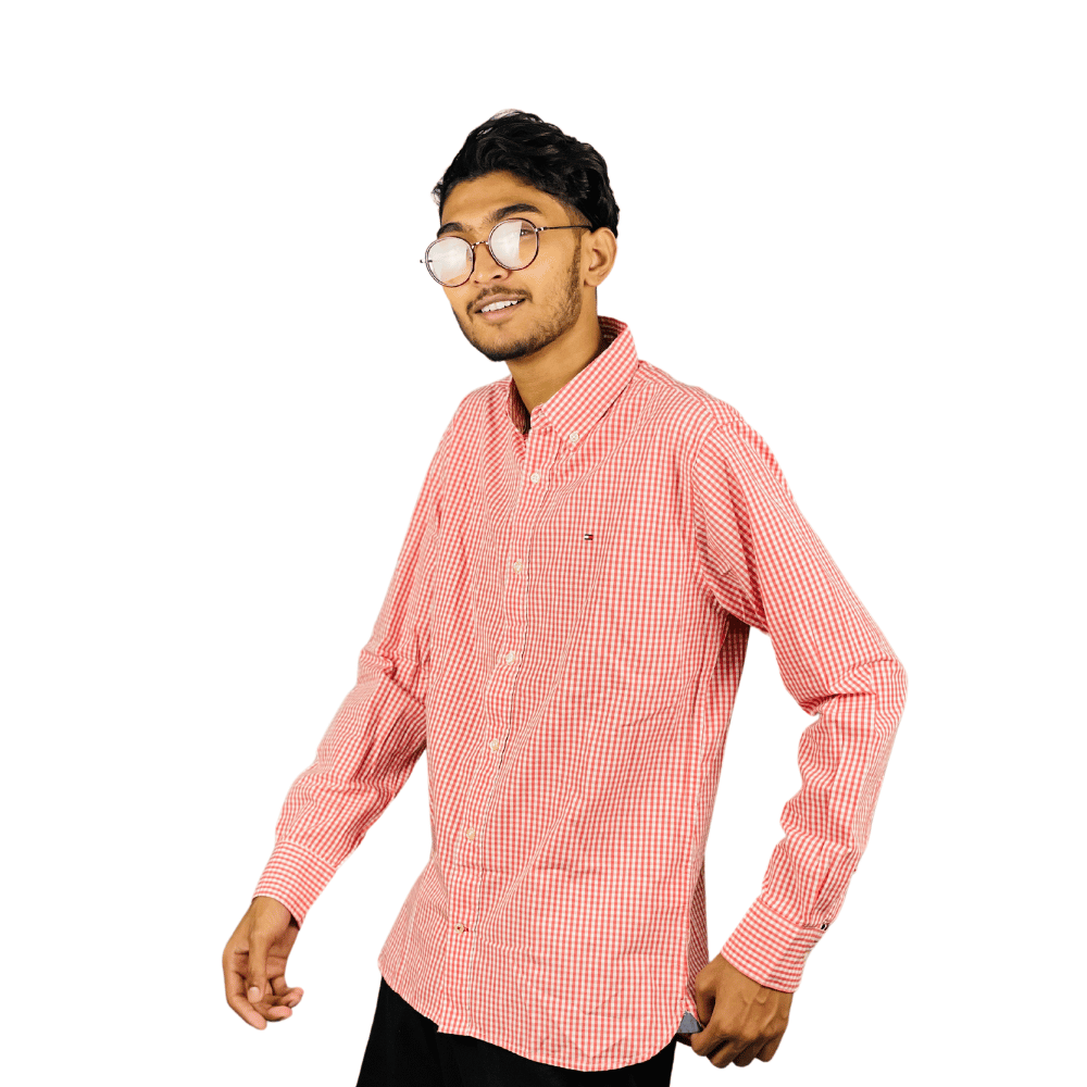 "Urban Chic: Contemporary Striped Cotton Men's Shirt"