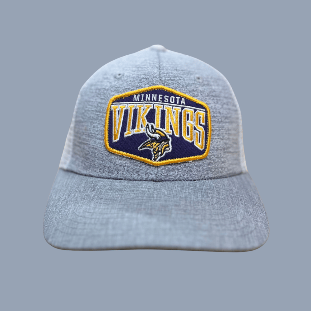"Vikings Gray Cap and Hat Collection: Show Your Team Pride in Style"