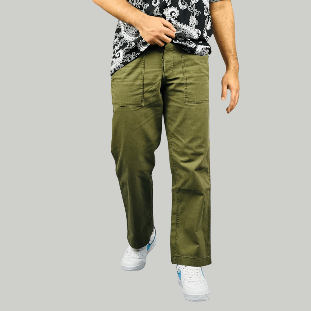 Stunner Mart Olive Color Regular Fitted Pant: Comfortable and Exported