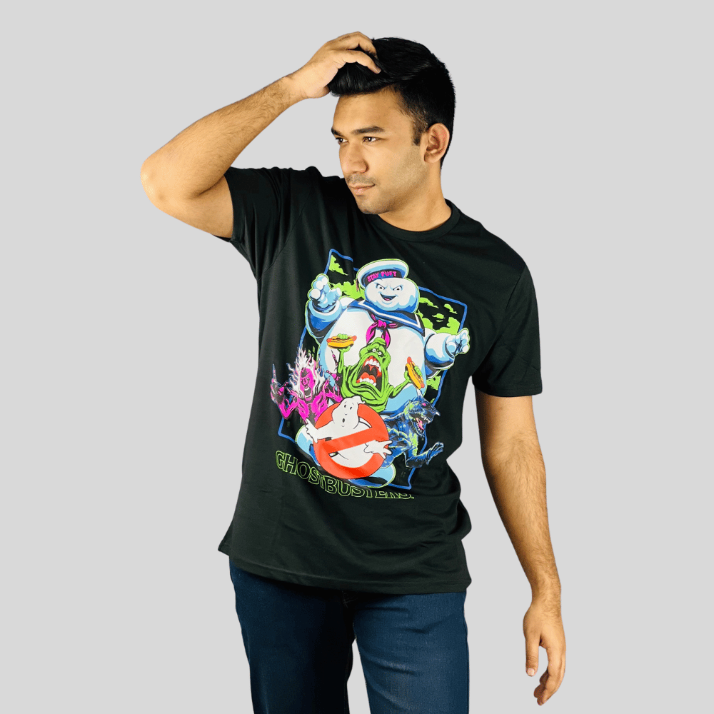 Shadow Specter: Limited Edition Ghostbusters Black Cotton Marvel | Stunner Mart Exclusive Delight