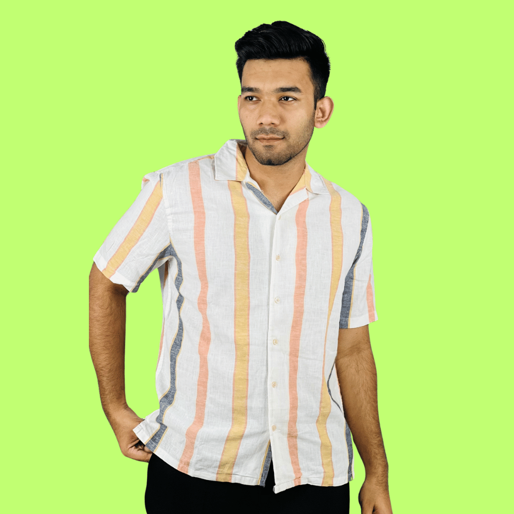 Chromatic Harmony: Stunner Mart's Exclusive Remi Cotton Hawaii Shirt Collection