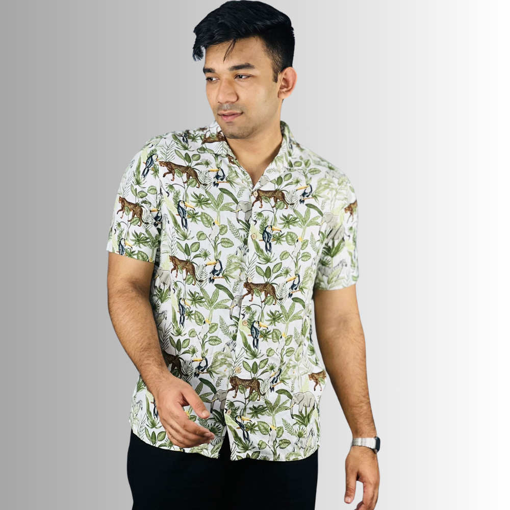 Bold Floral Hawaiian Shirt - Summer Style