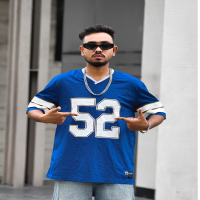 Premium Blue NFL Jersey – Lightweight Mash Fabric