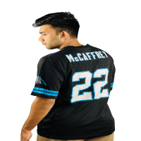 NFL Summer Mesh Jersey - Black with Blue/White Print