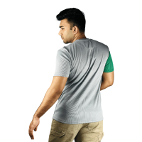 Stunner Mart Exclusive: Premium Green And Ash T-Shirt – Your Sustainable Style Signature