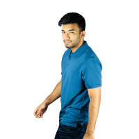 Classic Elegance: Men's Royal Blue Polo T-Shirt - Elevate Your Style at Stunner Mart!