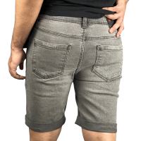 Stunner Mart Denim Shorts: Washed Grey - for Comfortable Contemporary Style