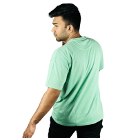 Evanti Light Green Elegance: Stylish Cotton T-shirt - Exclusive on Stunner Mart, Comfort