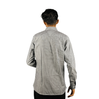 "Modern Classic: Premium Cotton Checkered Full Sleeve Men's Shirt"