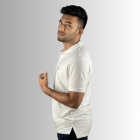 Timeless White Cotton Polo Shirt Exclusive on Stunner Mart