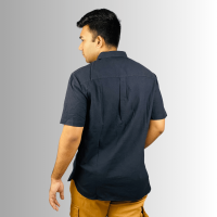 Stunner Mart's Premium Export: Comfortable Navy Blue Cotton Shirt