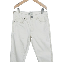 Stunner Mart Elegance: Premium Comfort White Slim-Fit Denim Pants