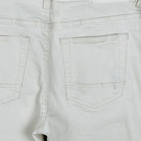 Stunner Mart Elegance: Premium Comfort White Slim-Fit Denim Pants