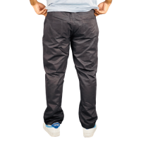 "Urban Essentials: Black Regular Fit Cargo Pants"