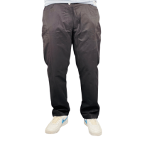 "Urban Essentials: Black Regular Fit Cargo Pants"