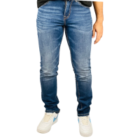 "Sleek Style: Blue Denim Slim Fit Pants - Versatile Comfort for Every Occasion"