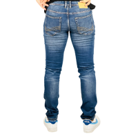 "Sleek Style: Blue Denim Slim Fit Pants - Versatile Comfort for Every Occasion"