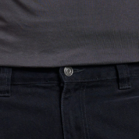 Men's Black 6-Pocket Baggy Denim Pants
