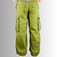 Men's 6-Pocket Baggy Cargo Pants - Green