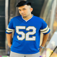 Premium Blue NFL Jersey – Lightweight Mash Fabric