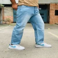 Authentic Trendy Baggy pant light blue color