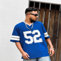 Premium Blue NFL Jersey – Lightweight Mash Fabric