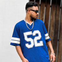 Premium Blue NFL Jersey – Lightweight Mash Fabric