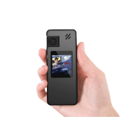 Compact HD Body Camera A32 with 180-Degree Rotatable Lens, Motion Detection, and 8-Hour Continuous Recording