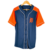 Classic Navy Blue Baseball Jersey