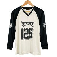 UrbanElite Skybound Spectrum" - Exclusive Black-White Jersey | Unleash Athletic Style on Stunner Mart