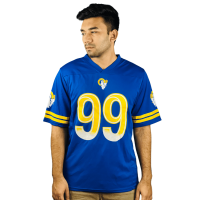 NFL Mesh Summer Jersey - Blue with Yellow and White Print