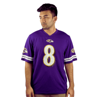 NFL Jersey - Violet, White, and Gold Print