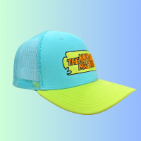 "The Mystery Machine Sky Blue and Yellow Mix Cap and Hat Collection"