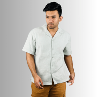 Stunner Mart's Light Green Hawaii Half Sleeve Shirt: Remi Cotton Comfort, Exclusive Global Elegance