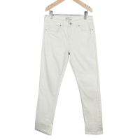 Stunner Mart Elegance: Premium Comfort White Slim-Fit Denim Pants