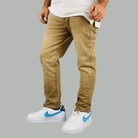 Earthen Elegance: Stunner Mart's Exclusive Light Brown Denim Pant