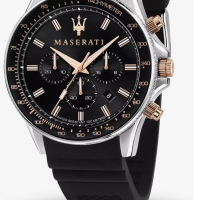 Maserati Black Chrono SFIDA R8871640002 Men's Stainless Steel Watch